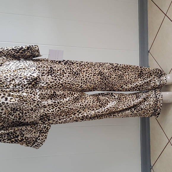 INC International Concepts Intimates Cheetah 🐆 Pajama Night ware - Picture 3 of 14